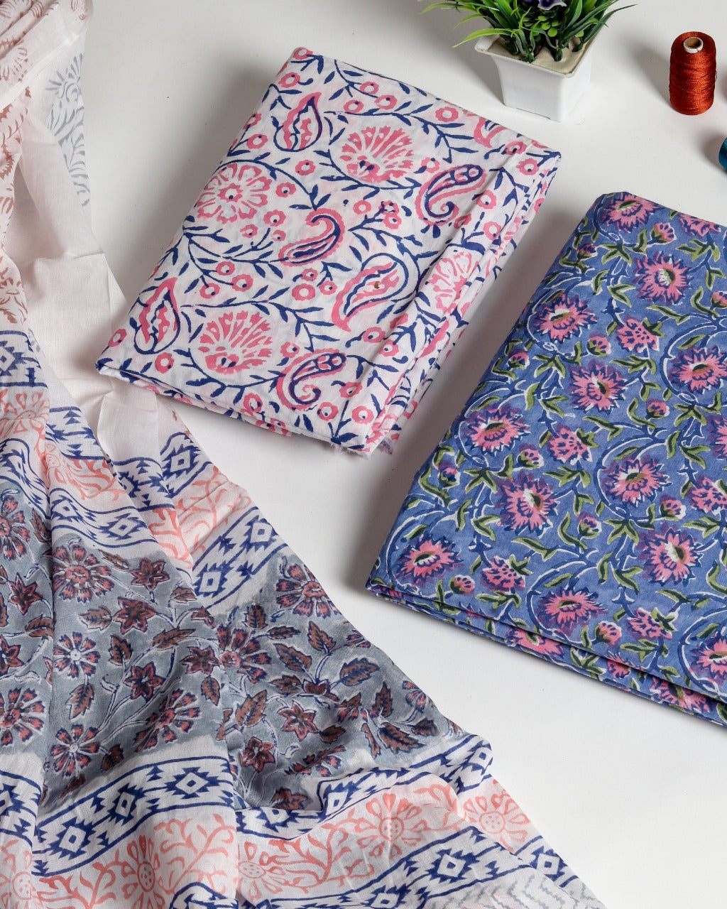 Kota Silk Dupatta - ShalviFashion