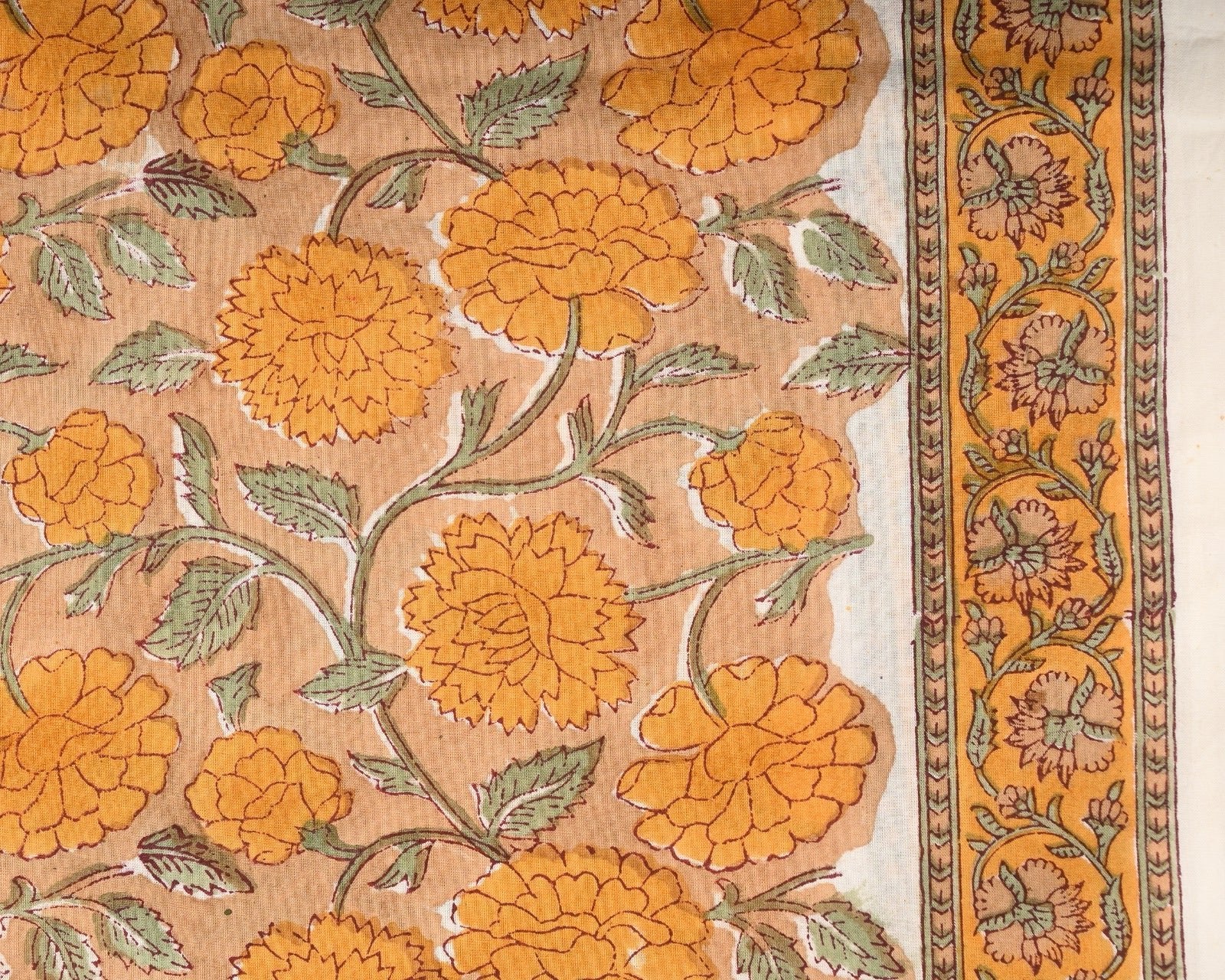 Shop block printed mulmul dupatta cotton suits (PRMUL443)