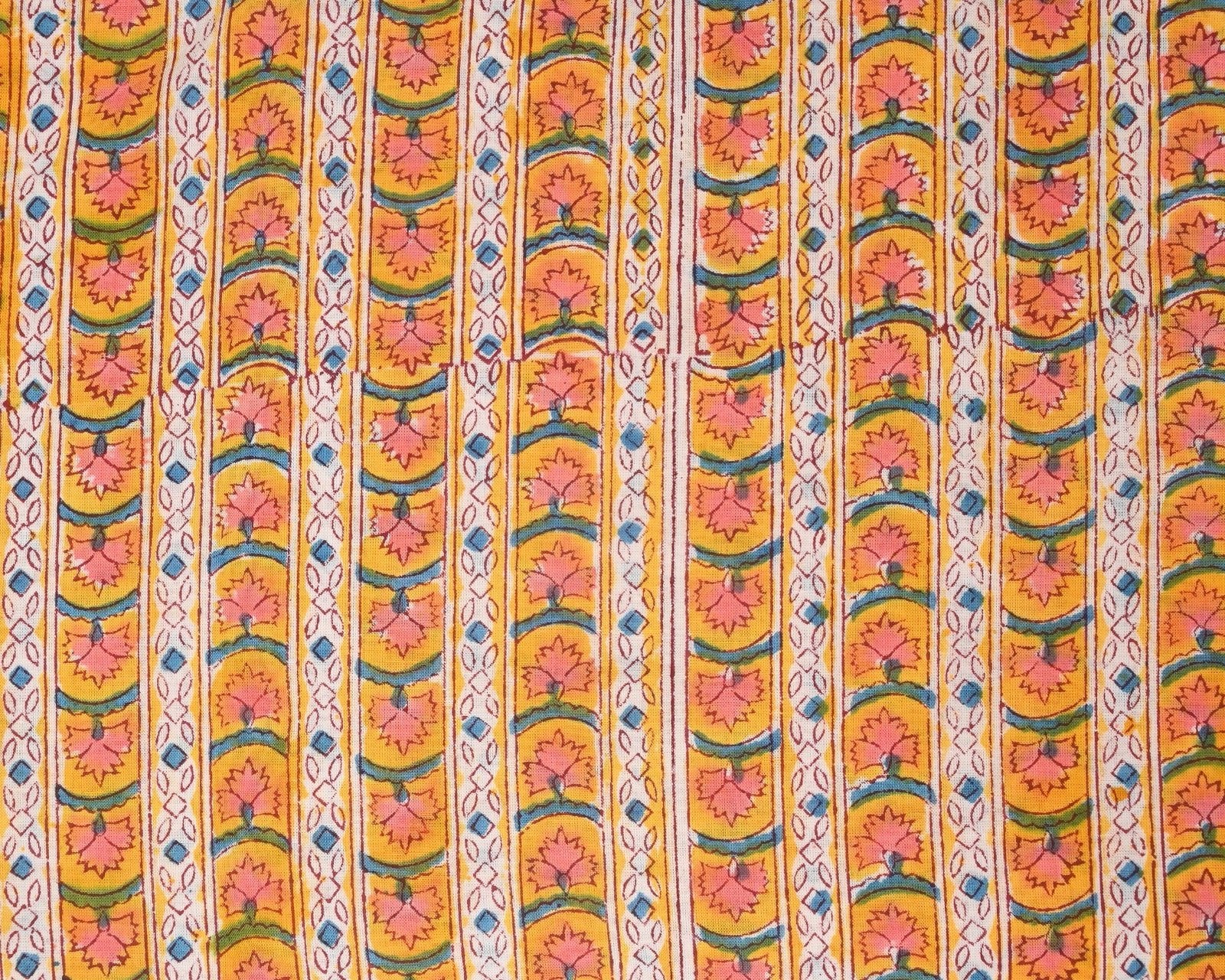 Shop hand block print gajji chanderi suits (CHA87)