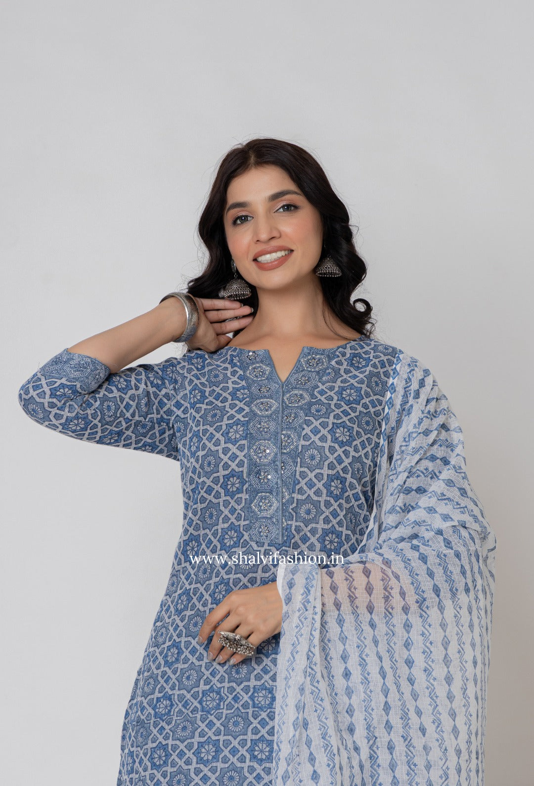 Shop jaipuri printed kota doria suits (CSS272)