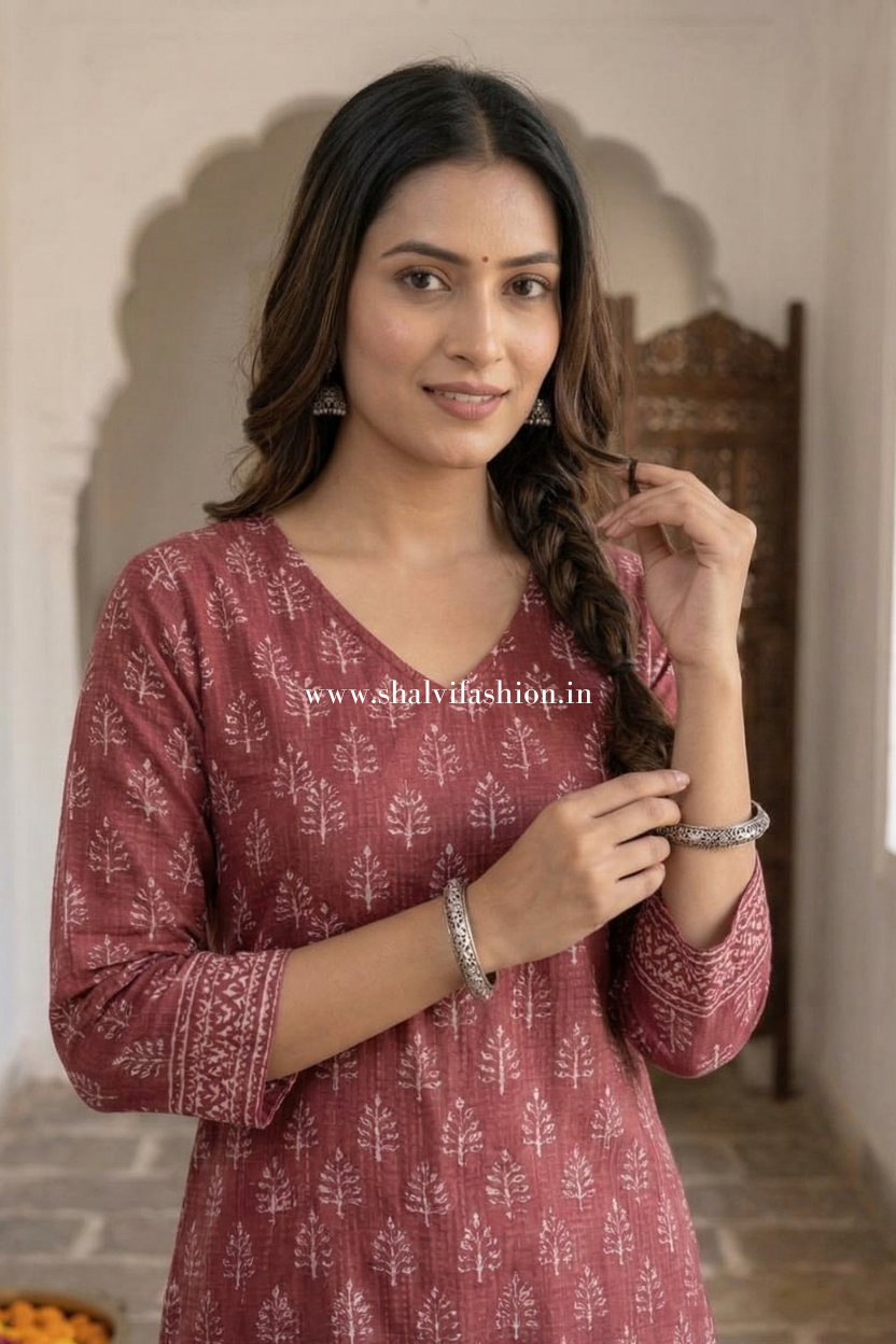 Shop sanganeri block print kota doria suits online (CSS575)