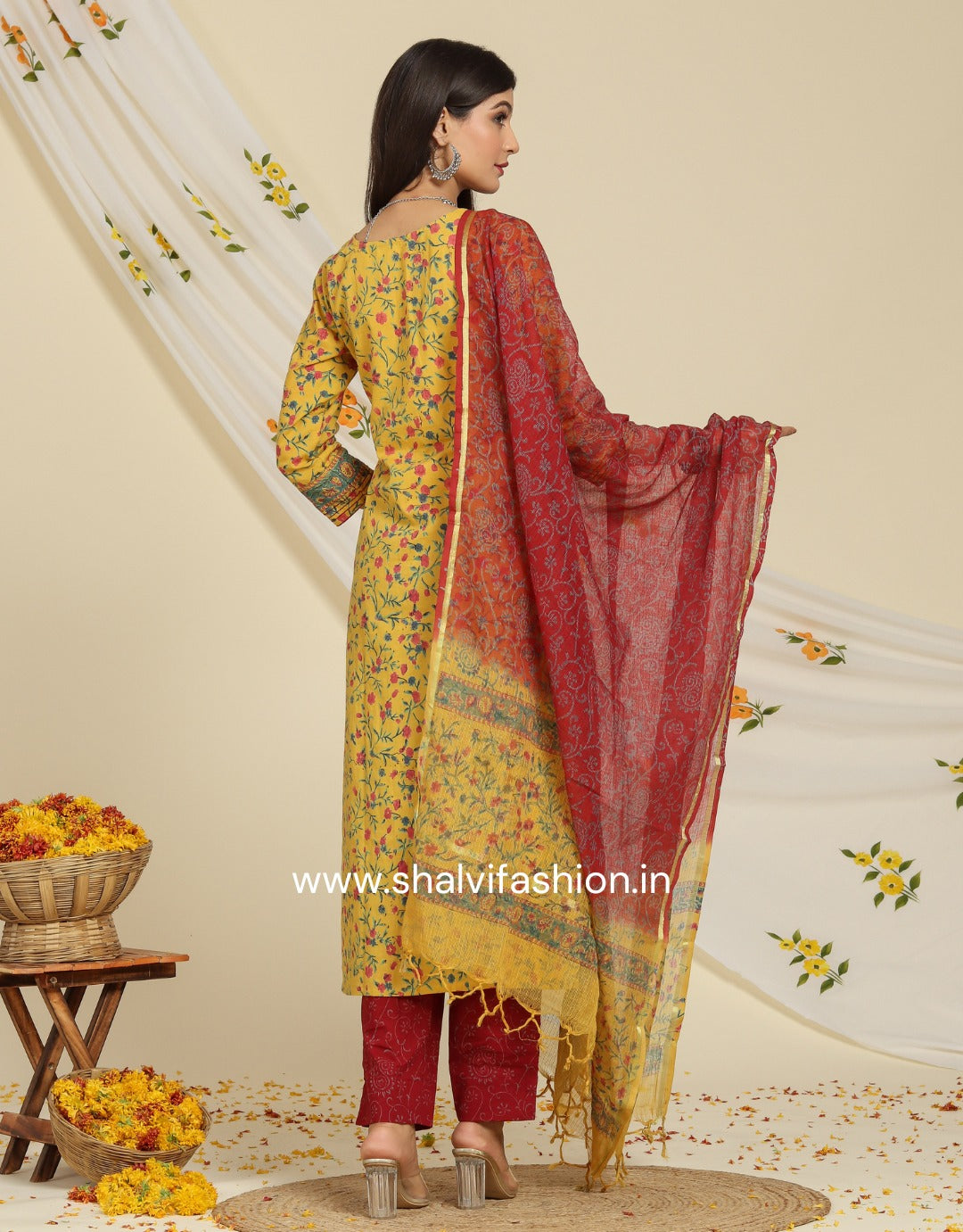 Shop kota dupatta cotto suit sets online shopping (CSS85KD)