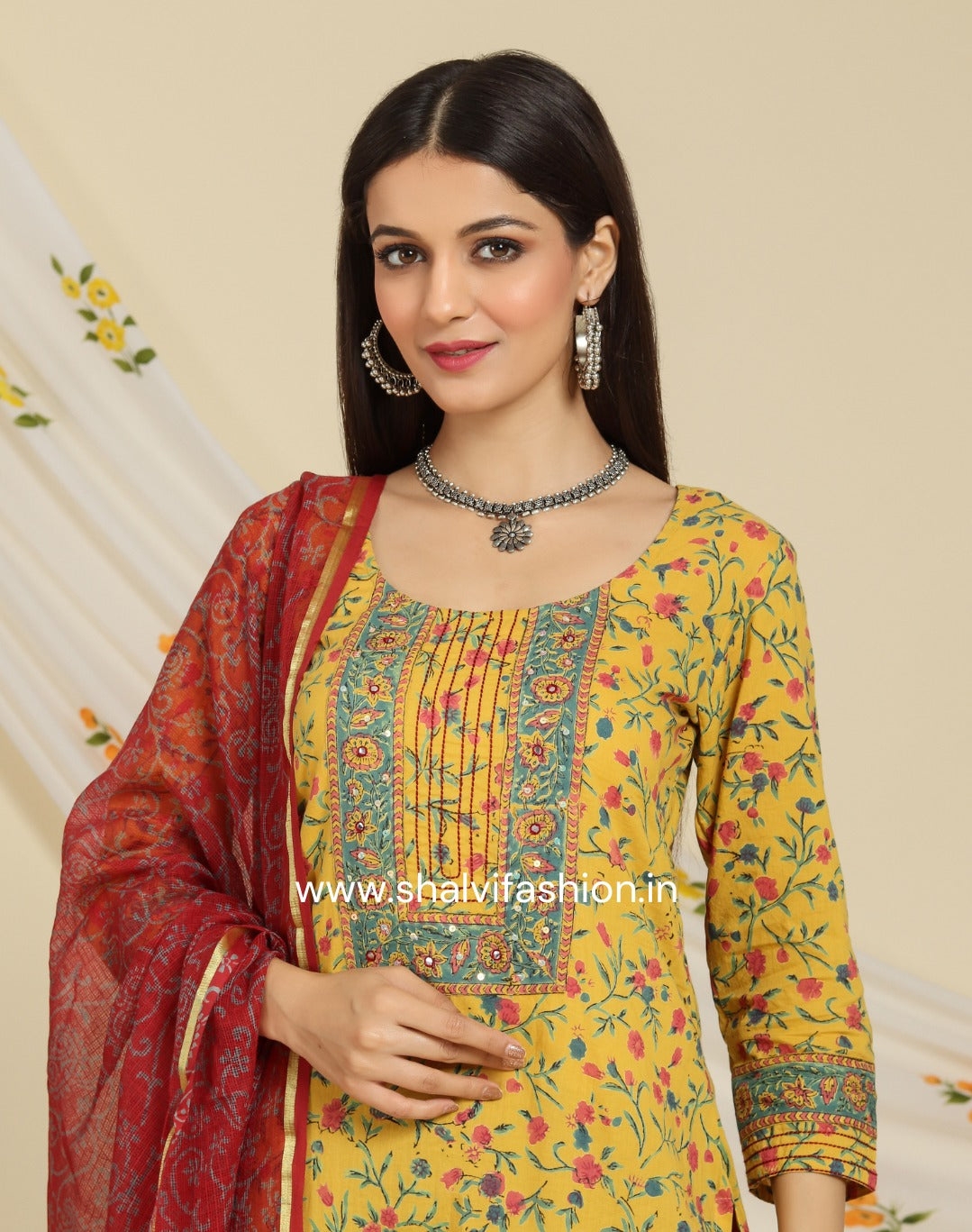 Shop kota dupatta cotto suit sets online shopping (CSS85KD)