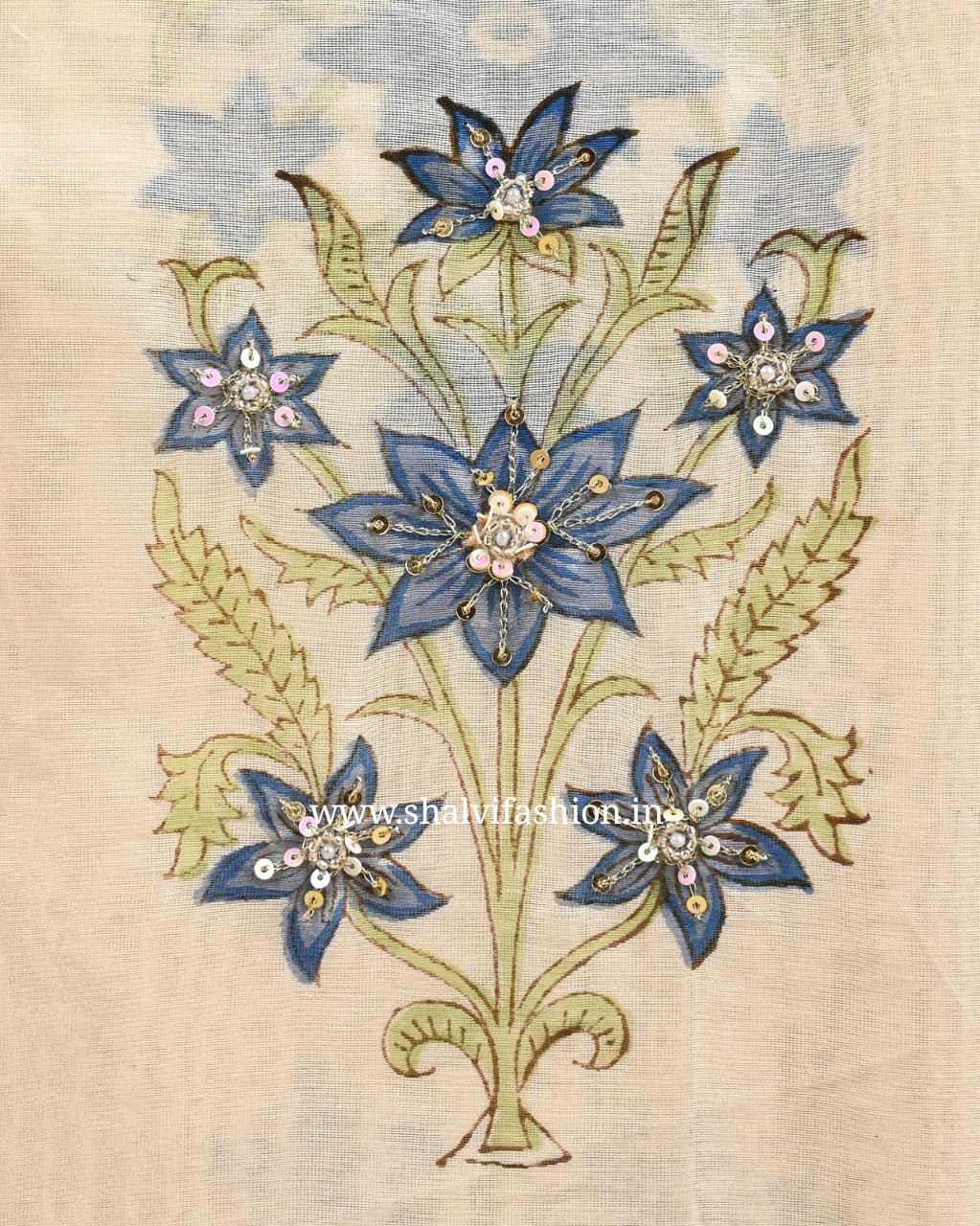 Shop zardosi work maheshwari silk suits online (GOTA63)