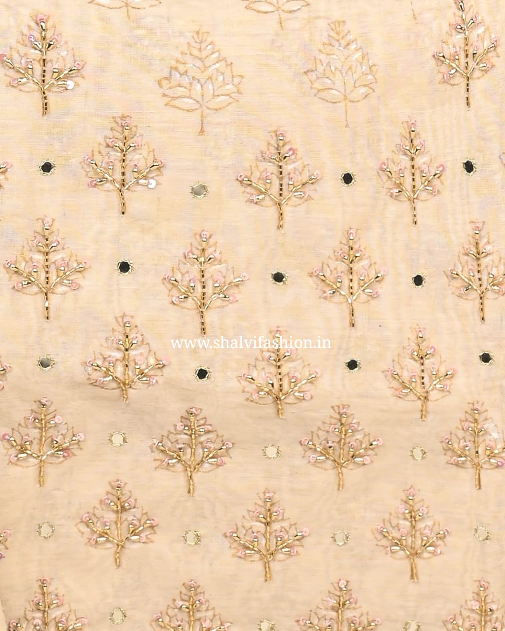 Shop hand work chanderi silk suits online shopping (GOTA86)