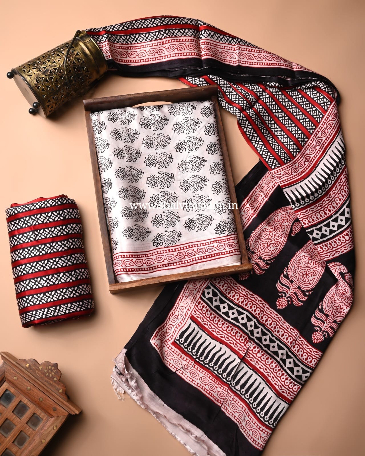 Shop bagh printed modal silk suits online shopping (MOD60)