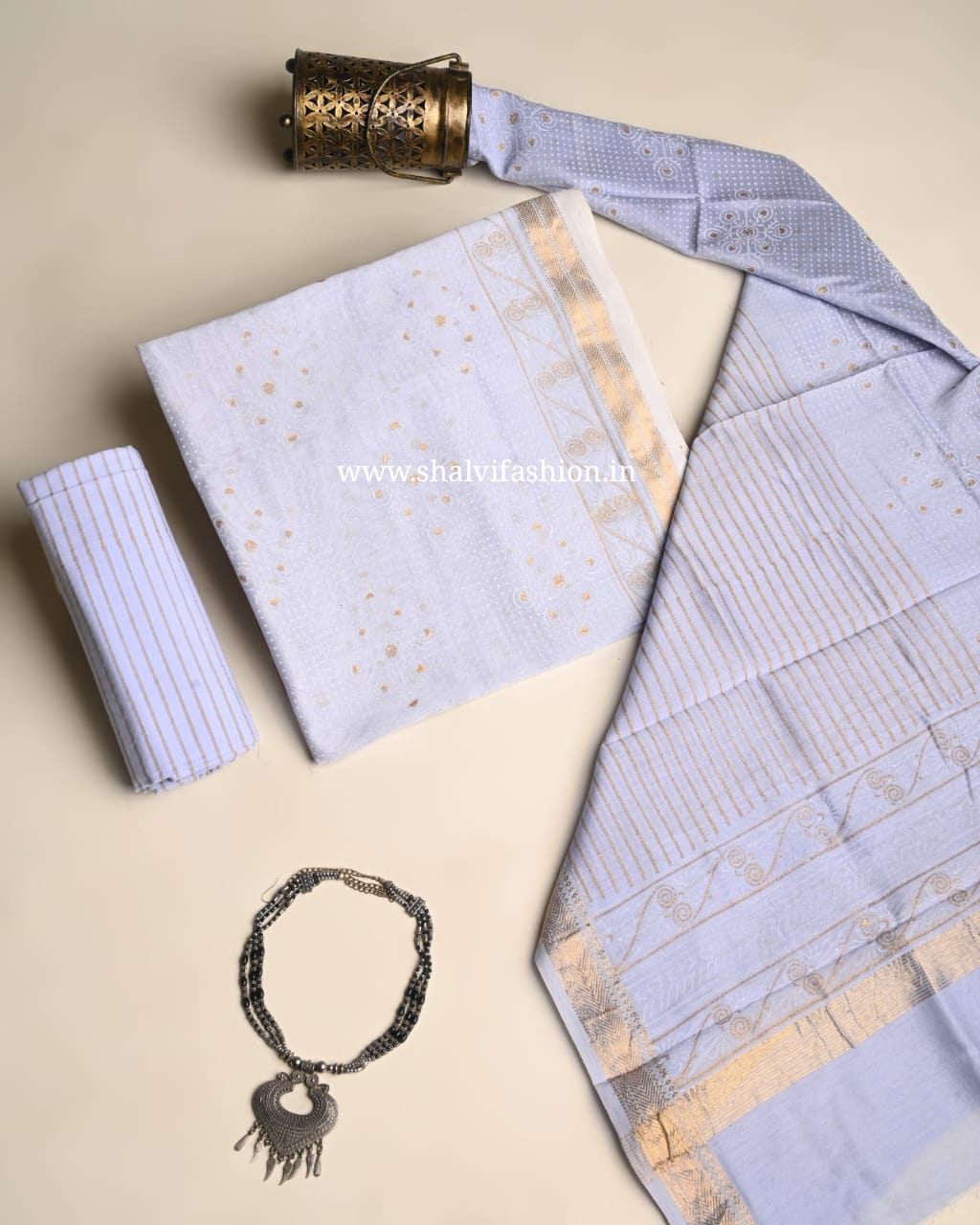 Shop block print maheshwari silk suits online (MSL547)