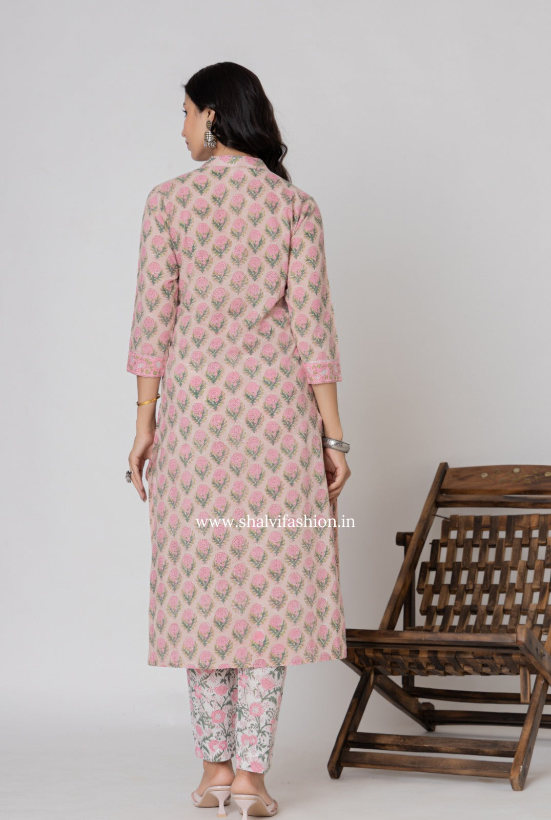 Shop jaipuri printed cotton suits with kota doria dupatta (CSS286)