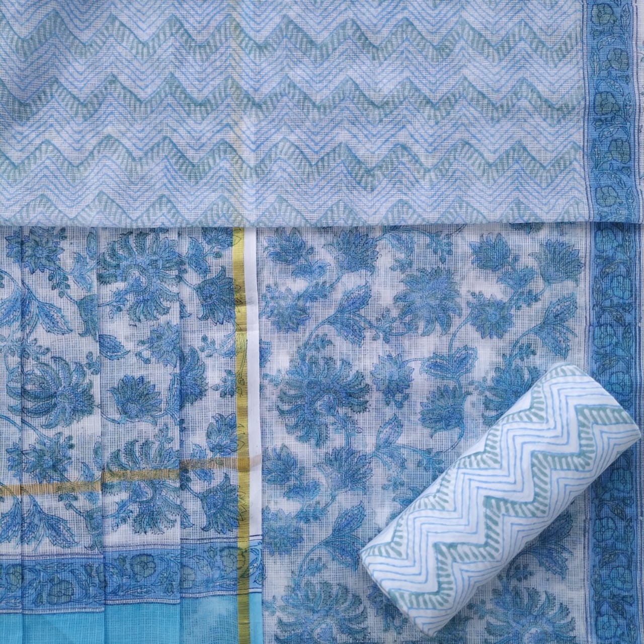 Shop Unstitched Premium Kota Doria Suit Sets (3KD16)