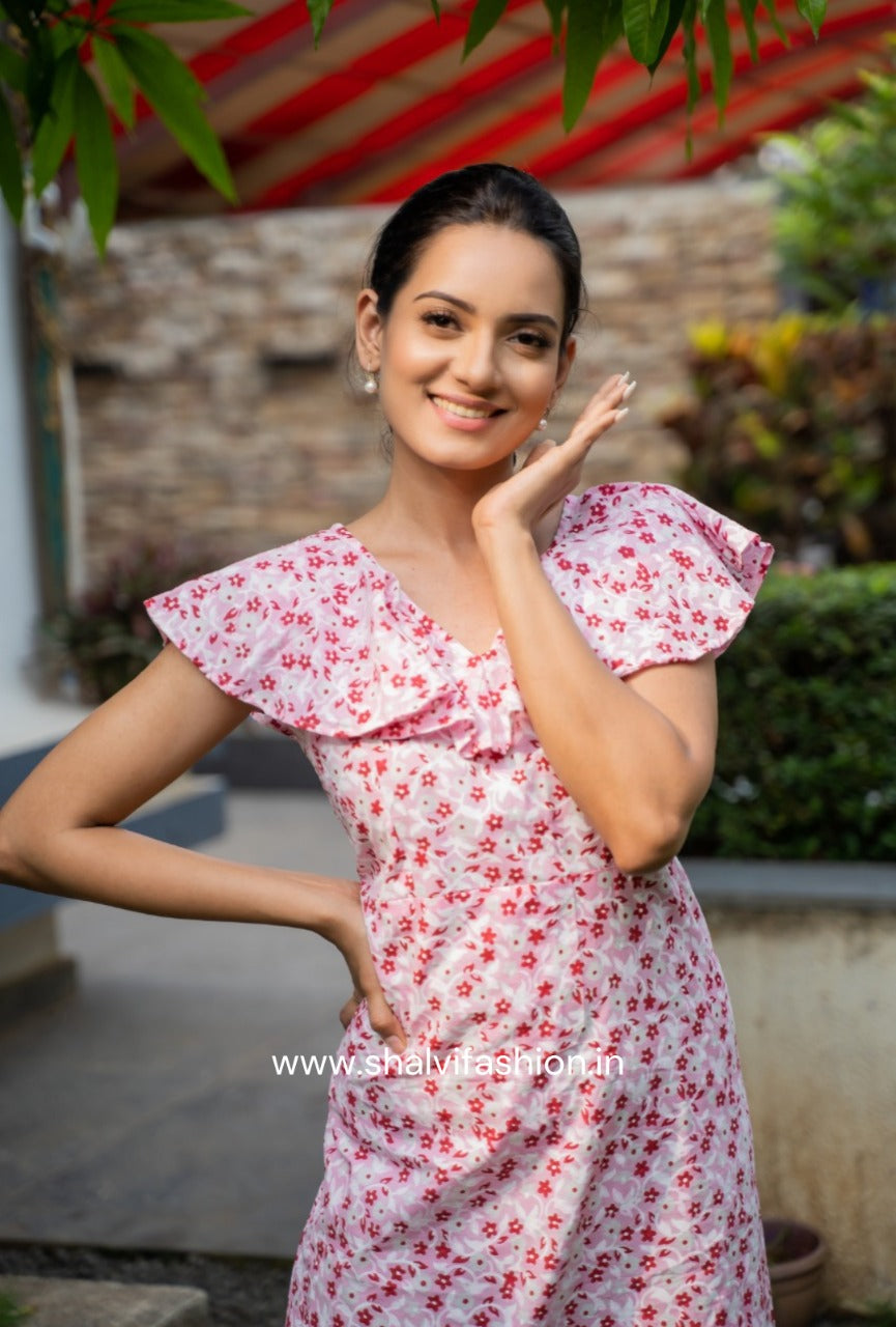 Shop hand block print cotton dresses online (CRD11)