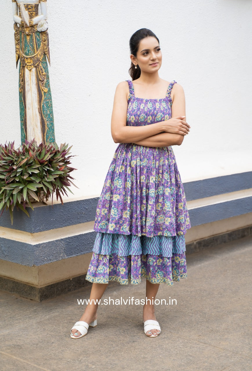 Shop jaipuri print cotton dresses online (CRD13)