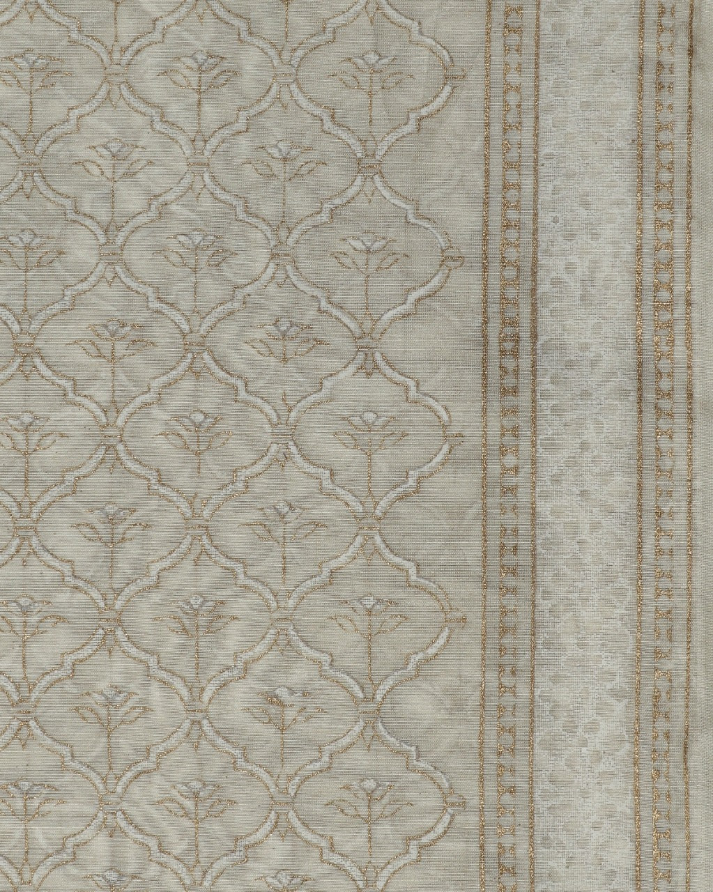 Exclusive Block Print Chanderi Silk Suit set (CHA314) - ShalviFashion