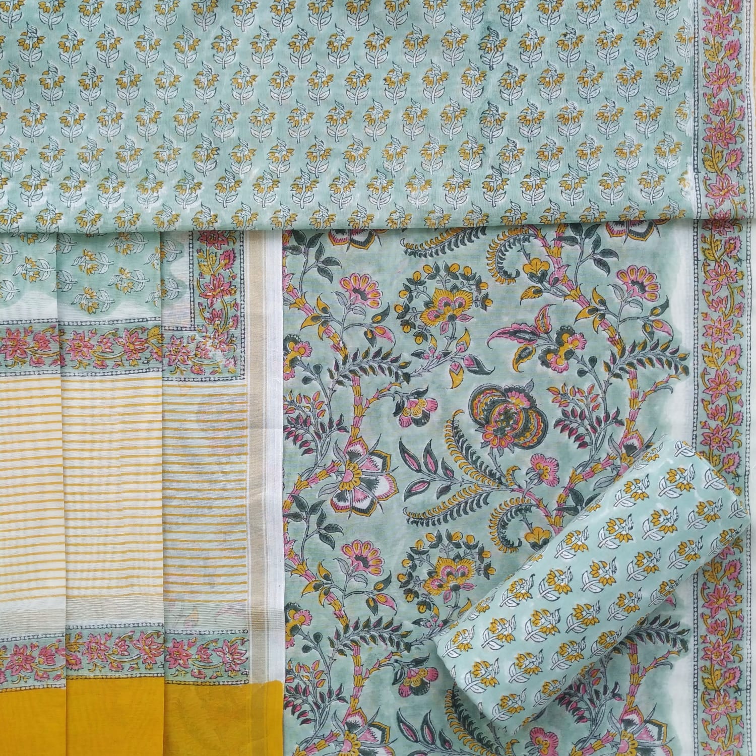 Shop chanderi silk suit sets (CHA628)