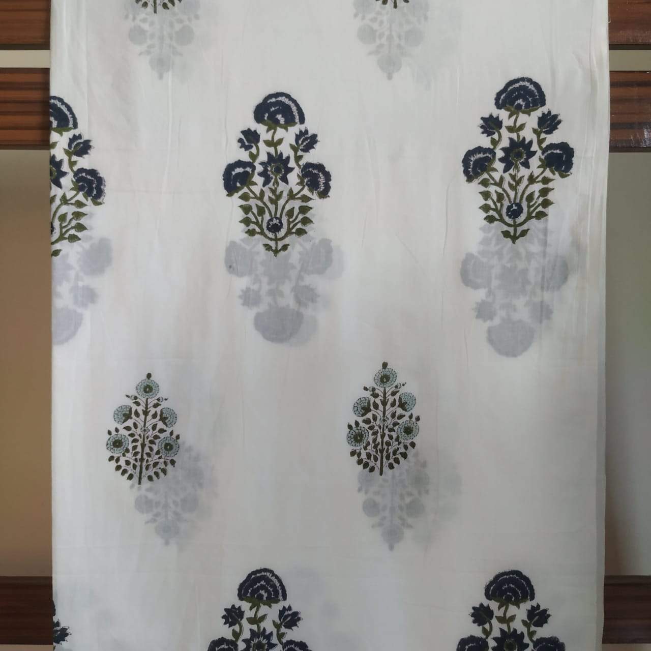 Traditional Hand Block Print Pure Cotton Suit with Premium Chanderi Silk Dupatta (CHD59)