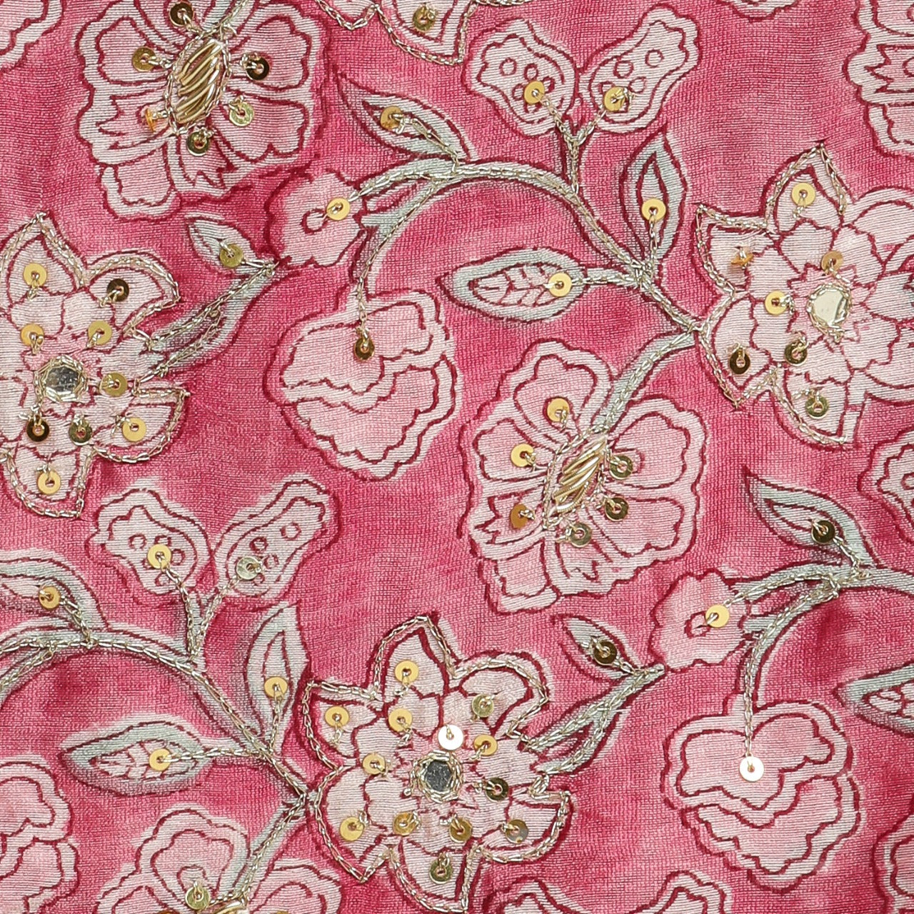 Shop premium chanderi hand work suit sets online (GOTA265)