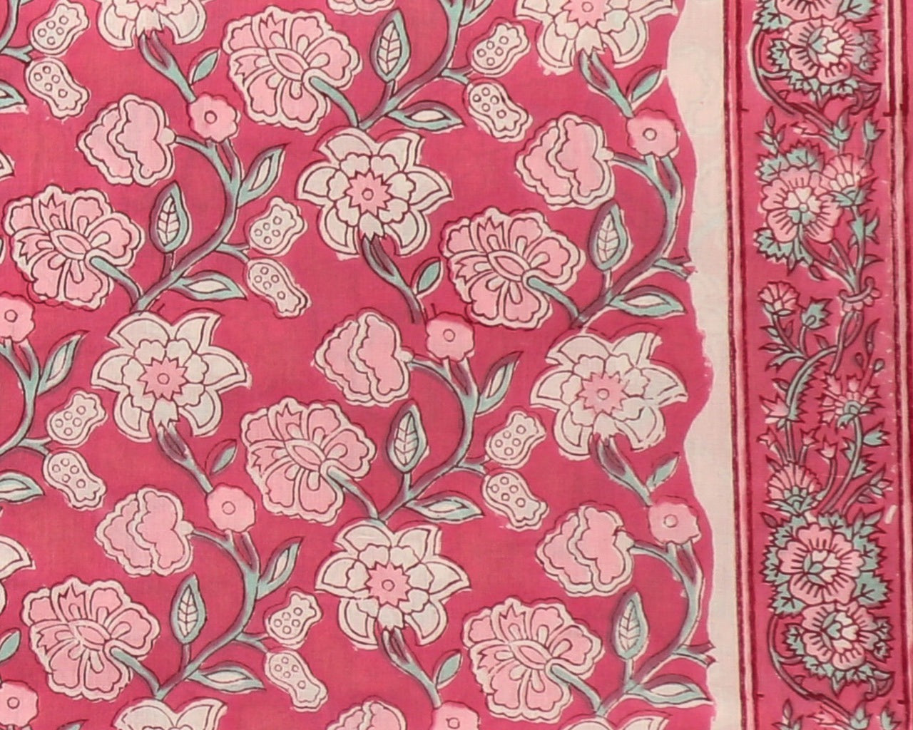 Shop Hand Block Print Pure Cotton Suits with Chiffon Dupatta (PCHF242)