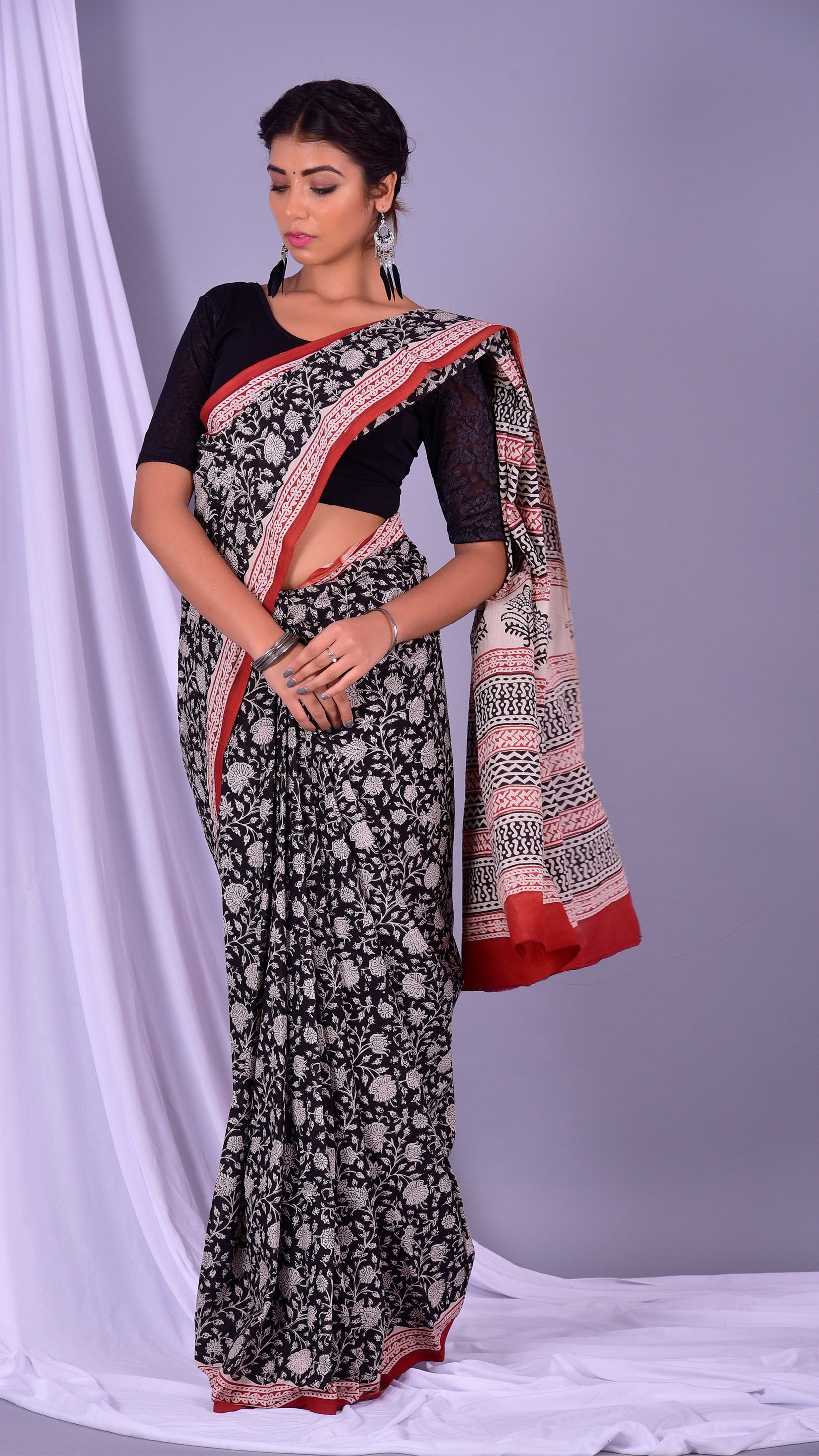 Shop Pure Cotton Sarees (RMULSAR29)