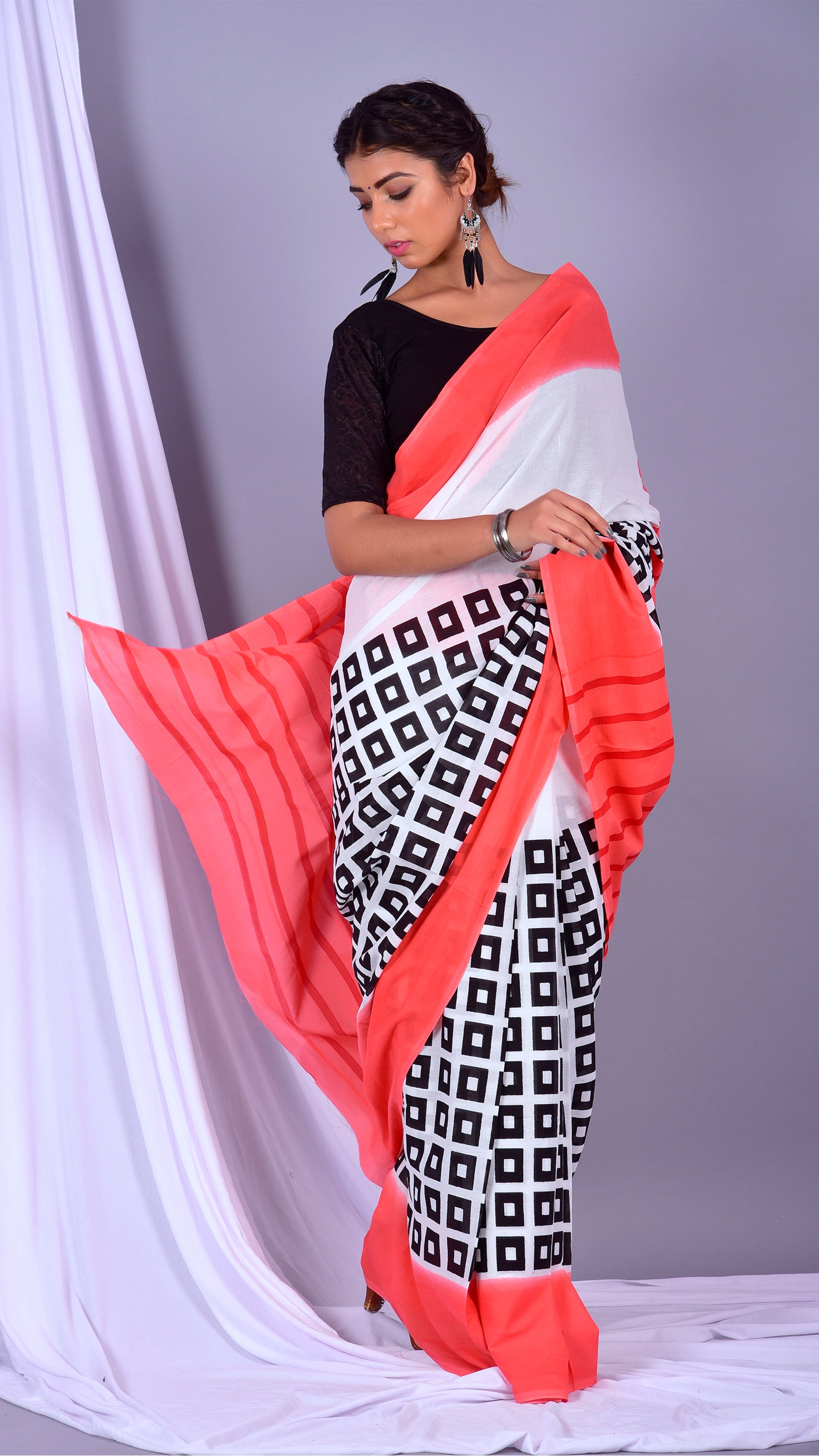 Shop Pure Cotton Sarees (RMULSAR32)