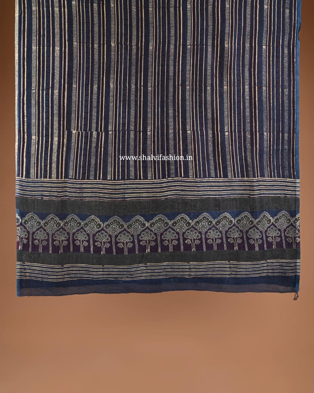 Shop ajrak print chanderi silk two piece sets (CHA864)