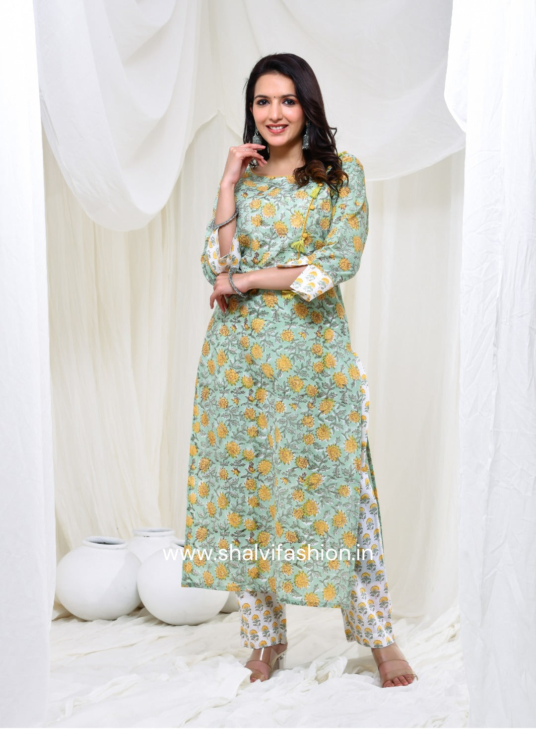 Shop mulmul dupatta cotton suits online shopping (CSS121MUL)