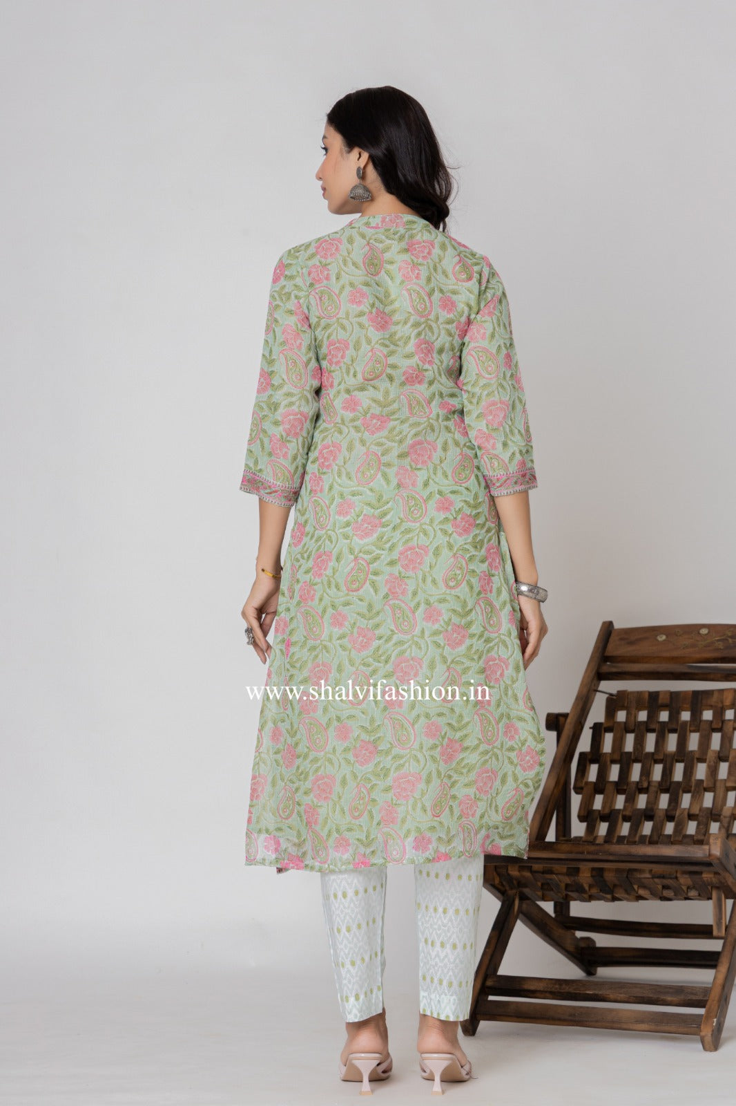 Shop stitched collection block print cotton suits (CSS266)