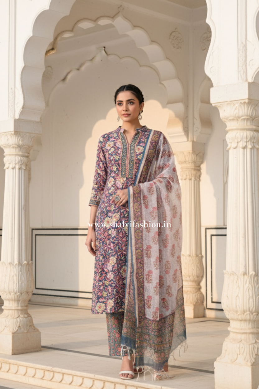 Shop sanganeri block print cotton suits online (CSS408)