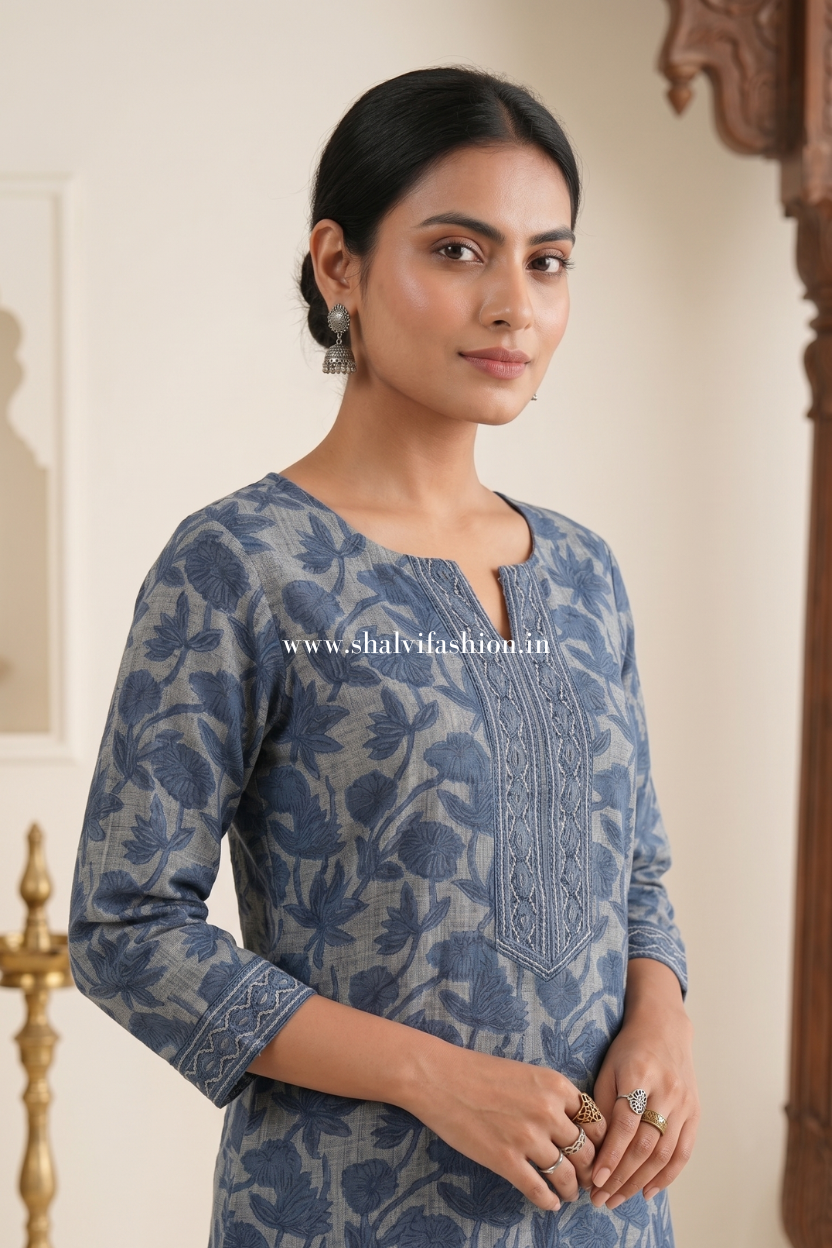 Shop jaipuri hand block print kota doria suits (CSS565)