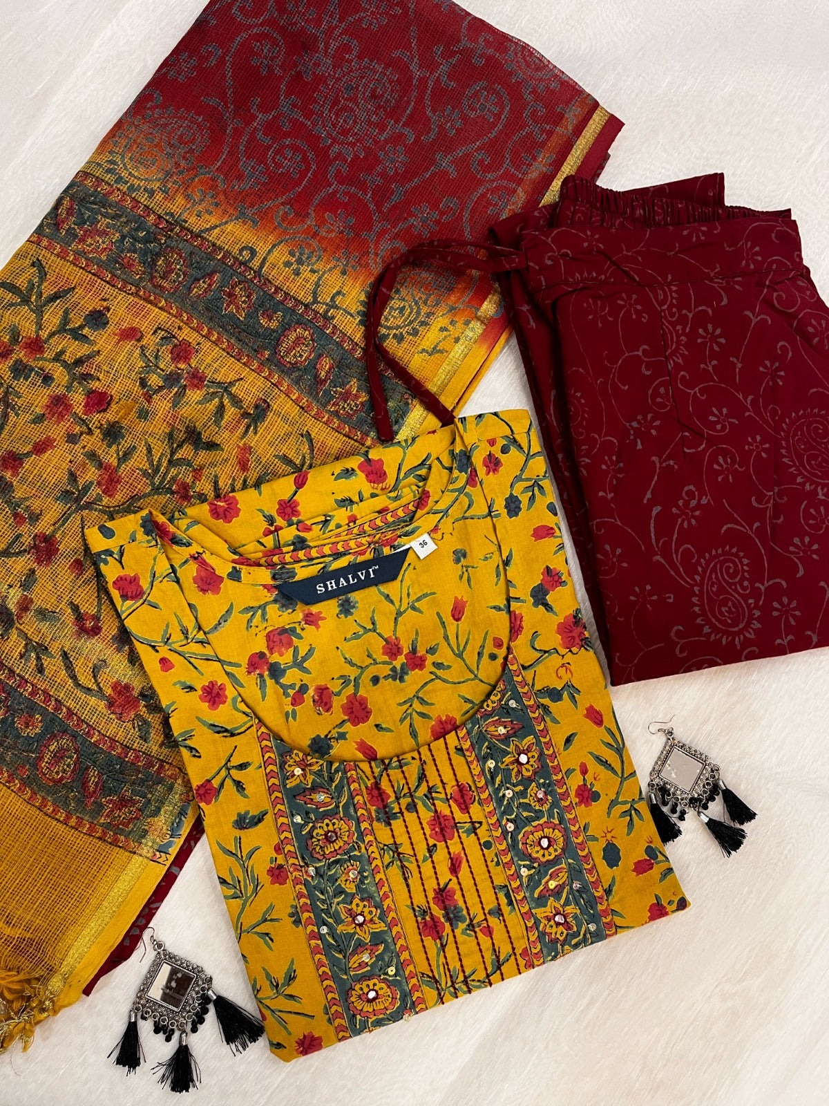 Shop kota dupatta cotto suit sets online shopping (CSS85KD)