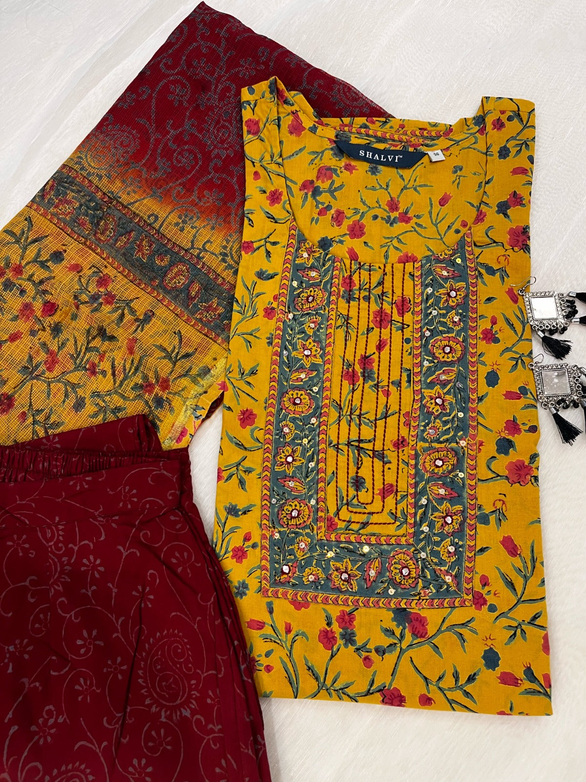 Shop kota dupatta cotto suit sets online shopping (CSS85KD)