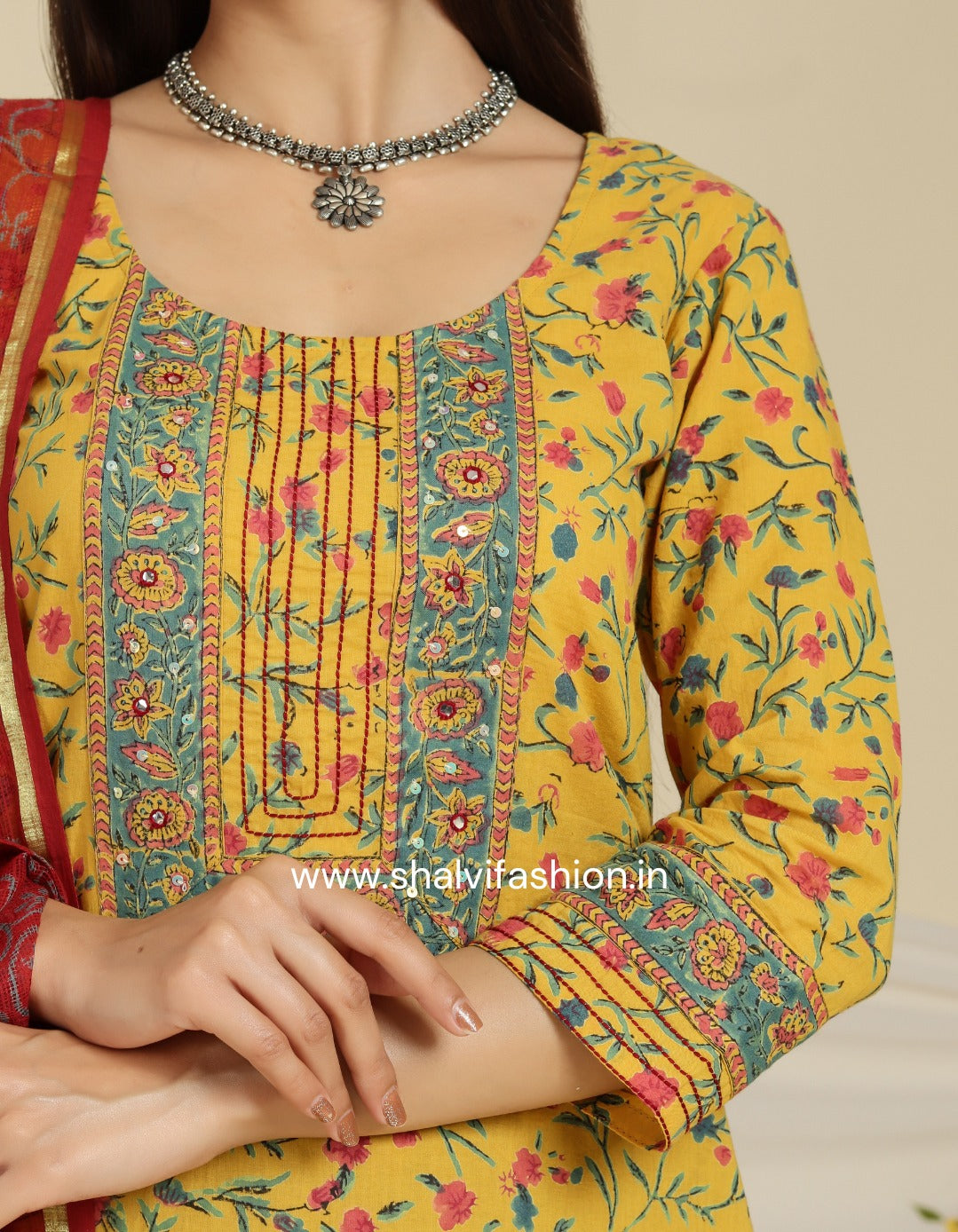 Shop kota dupatta cotto suit sets online shopping (CSS85KD)