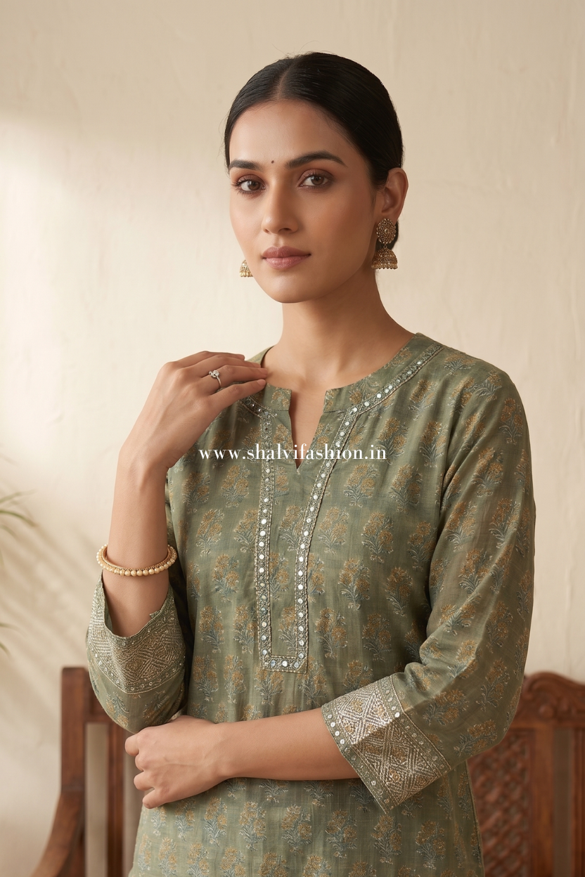 Shop hand block print kota doria suits (FKDS17)