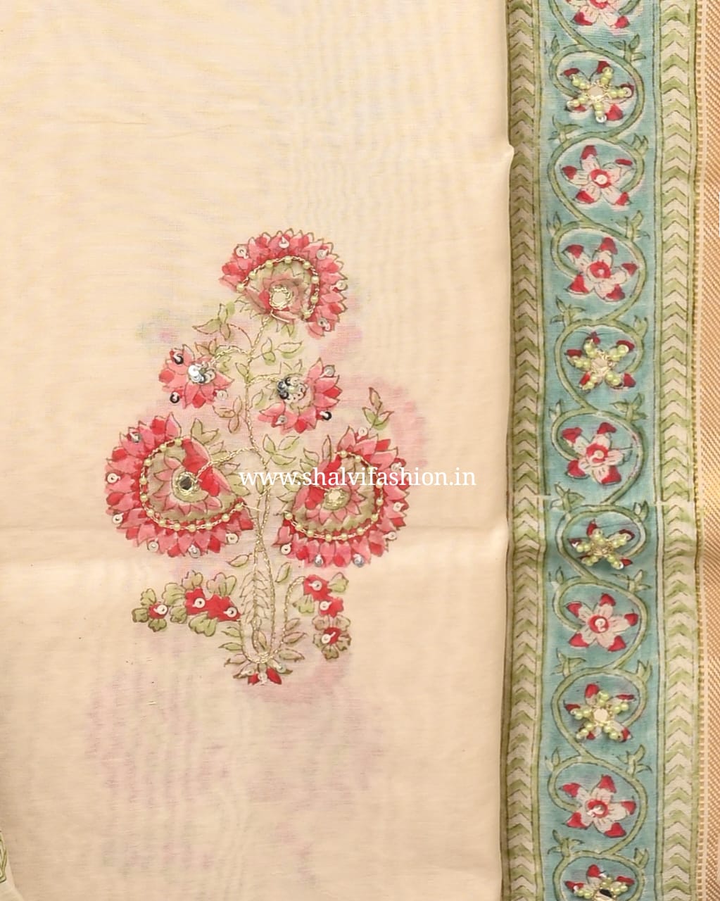 Shop hand work maheshwari silk suits online (GOTA91)