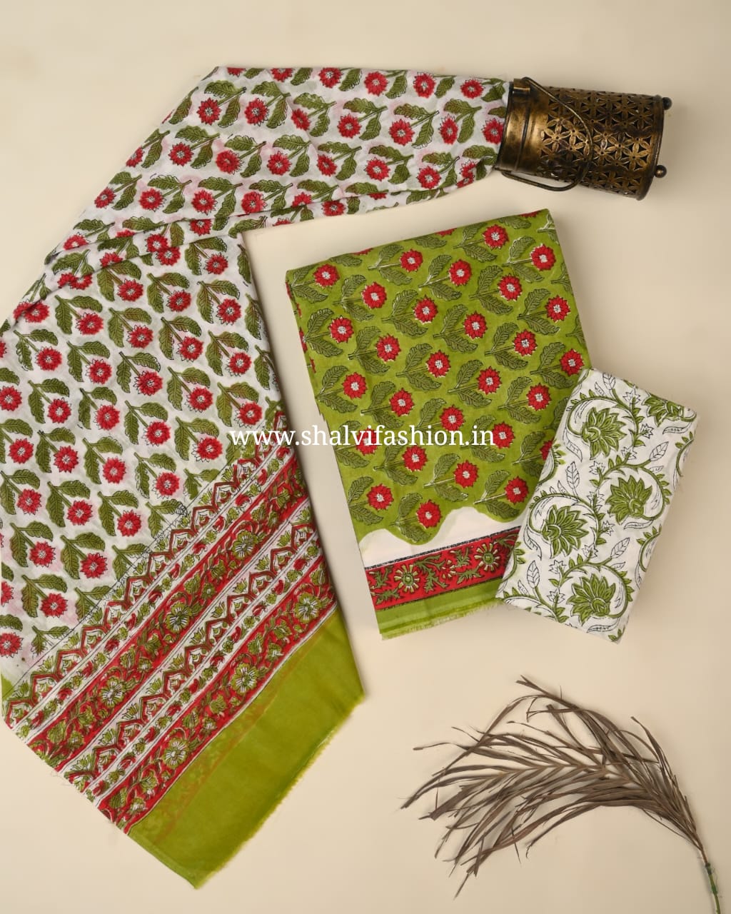 Shop jaipuri print cotton suits online shopping (PRMUL571)