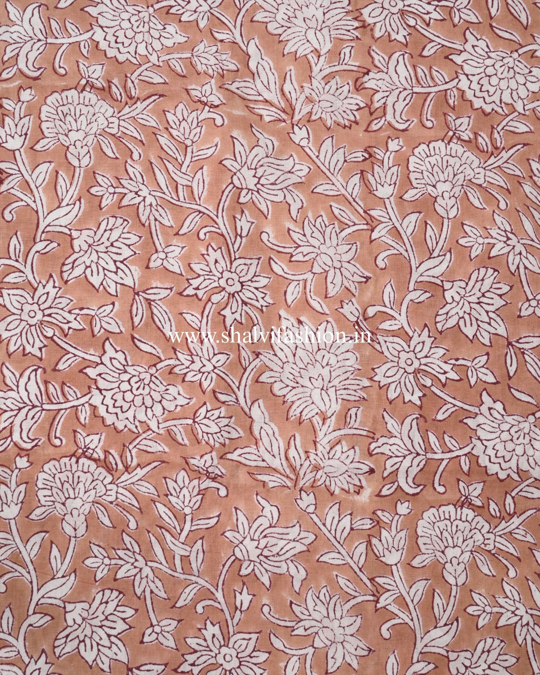 Shop jaipuri print cotton suits with mulmul dupatta (PRMUL588)