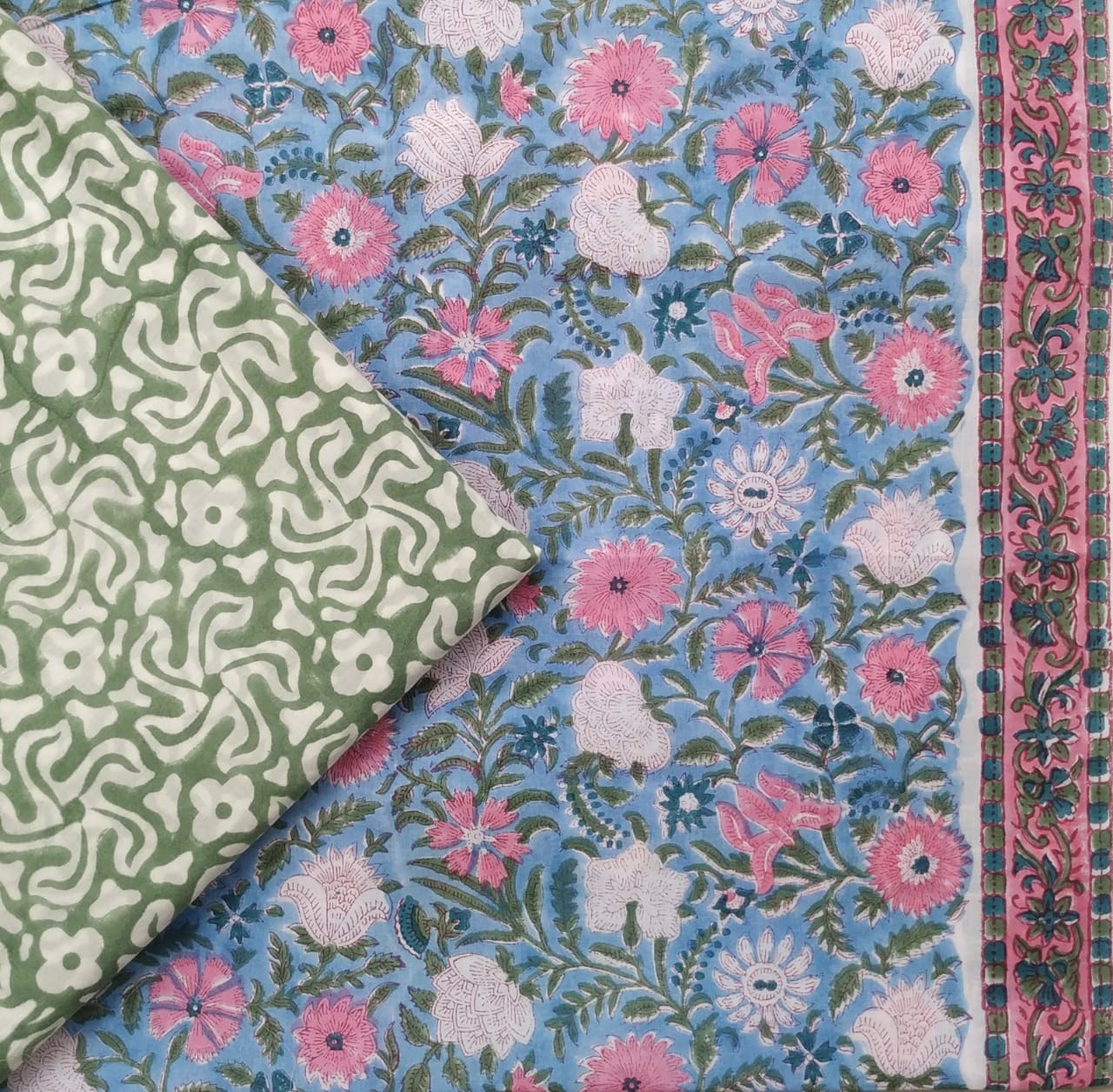 Shop Hand Block Print Pure Cotton Combo Sets (2PBP26)