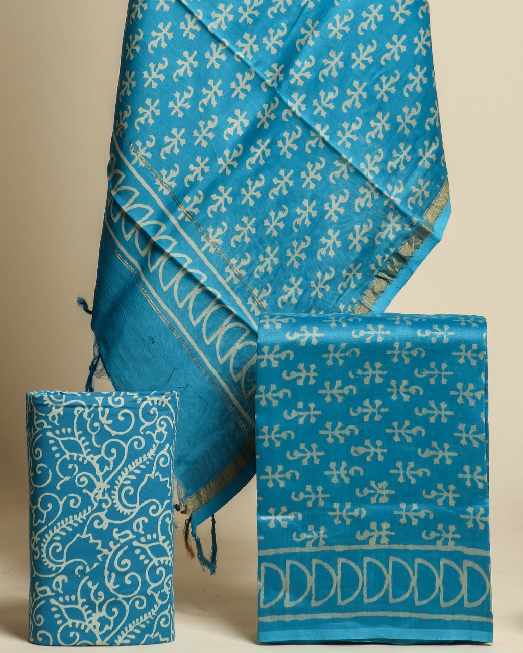Shop chanderi silk suit sets (CHA620)