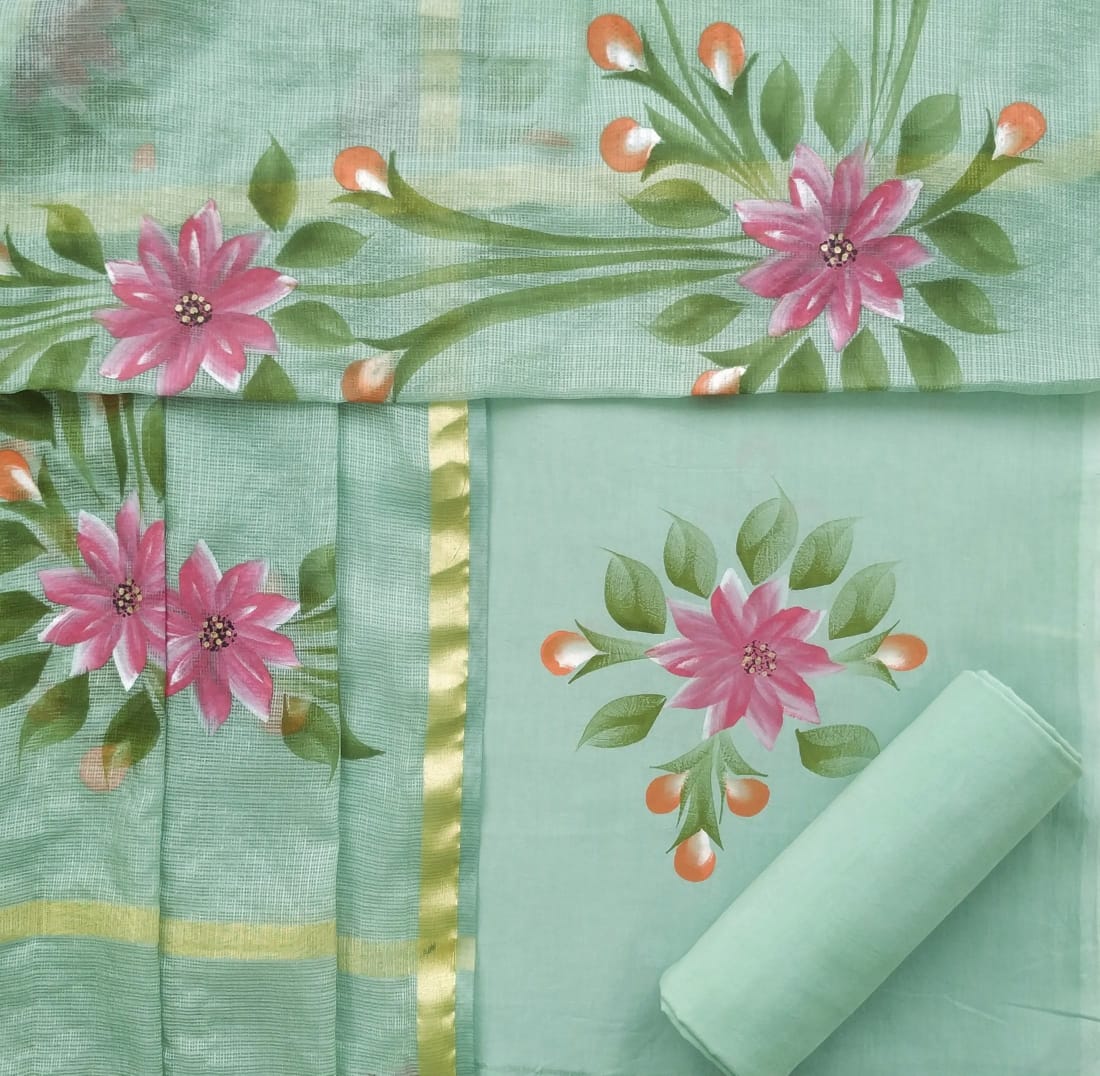 Shop hand painted premium unstitched suits (CKS0003)