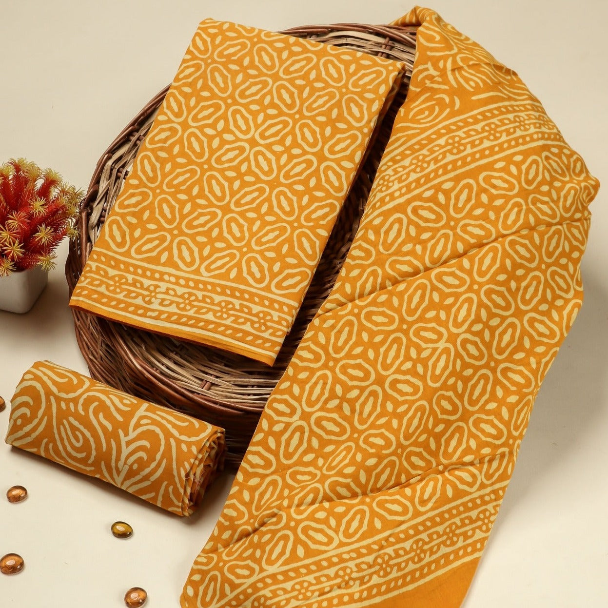 Shop mulmul dupatta cotton suits online