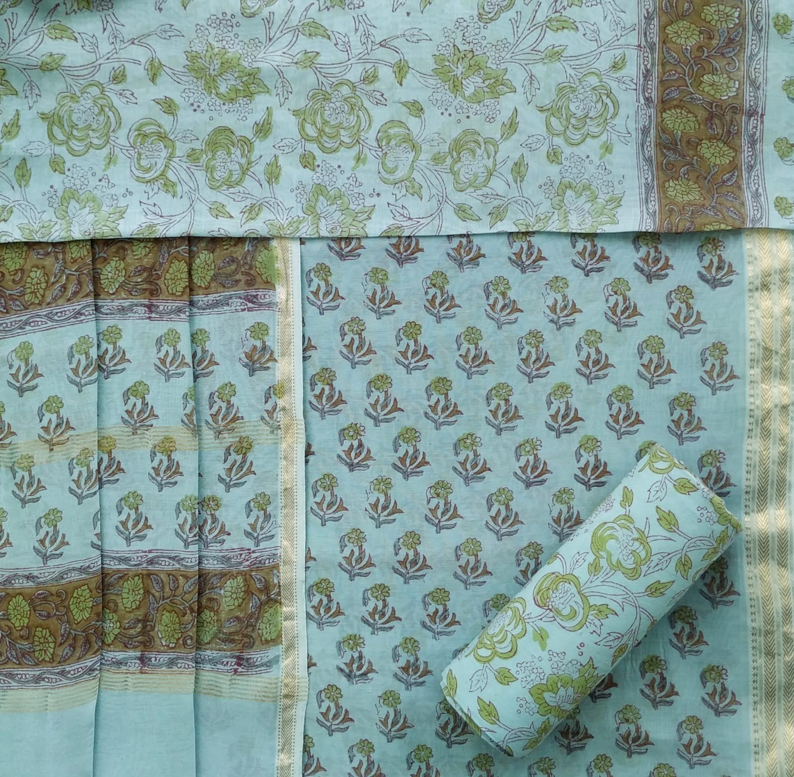 shop unstitched maheshwari silk suit sets online