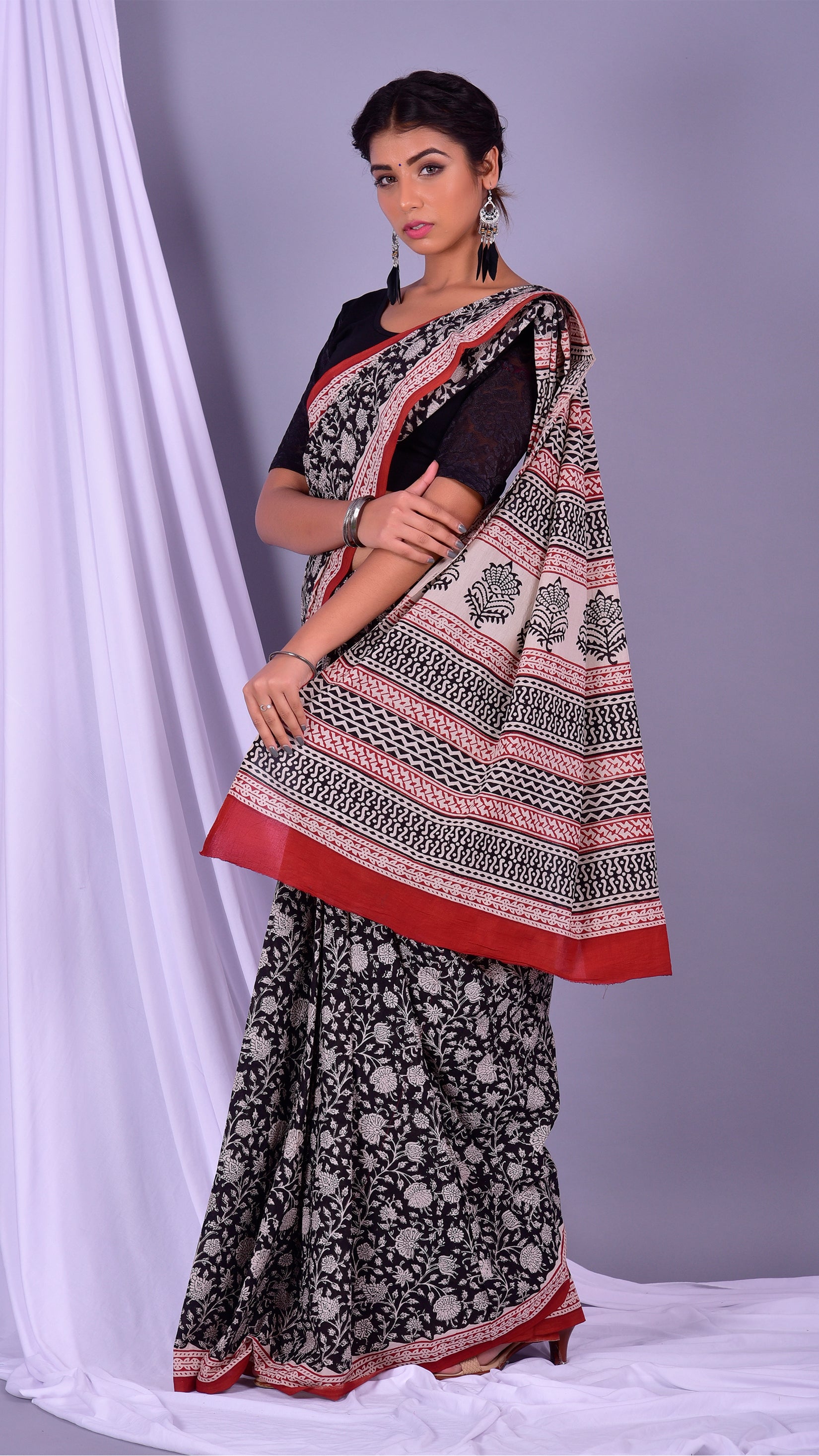 Shop Pure Cotton Sarees (RMULSAR29)
