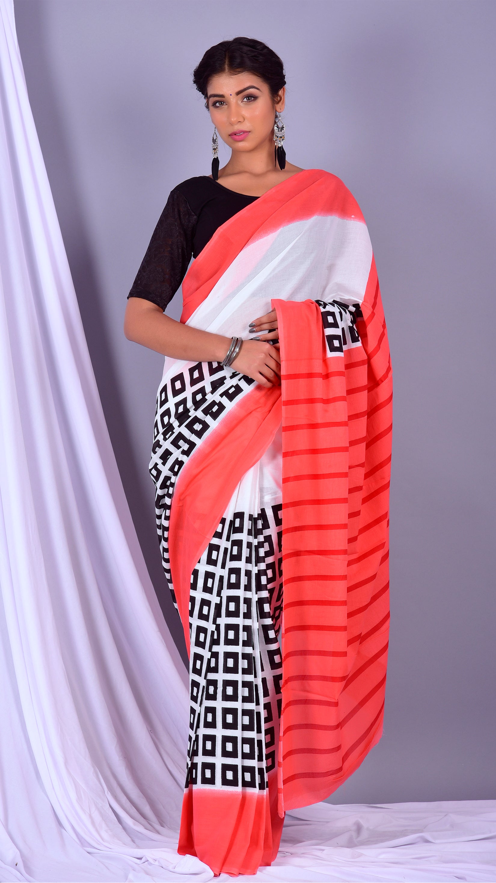Shop Pure Cotton Sarees (RMULSAR32)